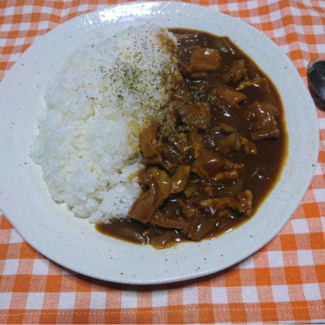 【晩御飯のご提案】おでん具材の牛すじで【牛すじカレー】