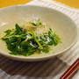 【うちレシピ】水菜としらすの白だしさっと煮★5分で完成 / 【参加中】白だしさっと煮の料理レシピ