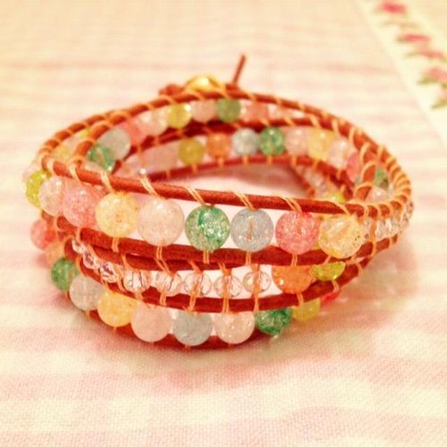 Wrap Bracelet を作ってみました。