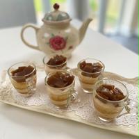 娘もハマった！ほうじ茶を使ったティラミス風デザート