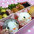 3匹のにゃんこのデコおにぎり弁当☆+゜