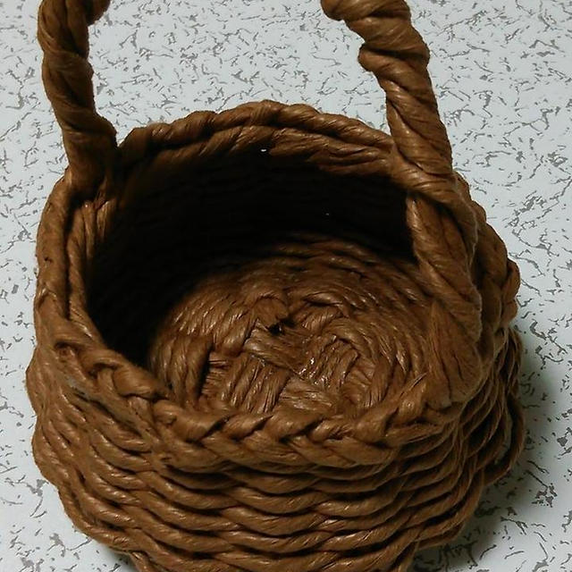 ＊エコクラフトラタンdeバスケット作り＊