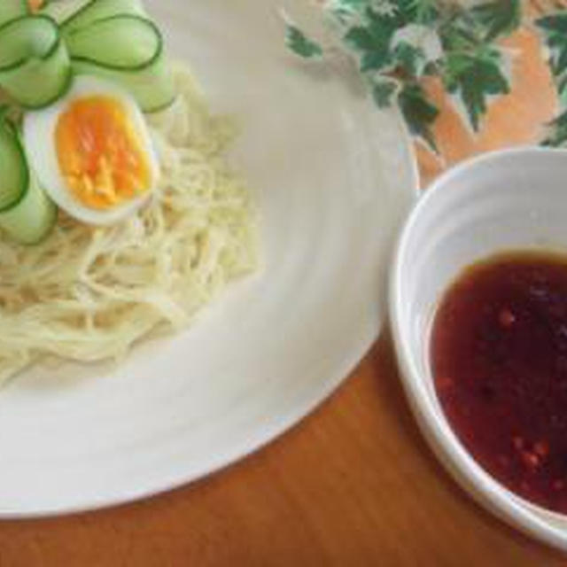 食べるラー油ＤＥ♪「ピリ辛☆冷やしざるラーメン」♪