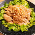 鶏ささみの揚玉おろしポン酢和え【節約１００円ご飯】