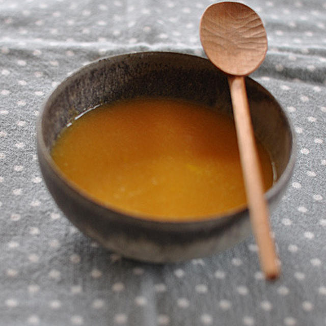 キャベツと人参のカレー風味スープ