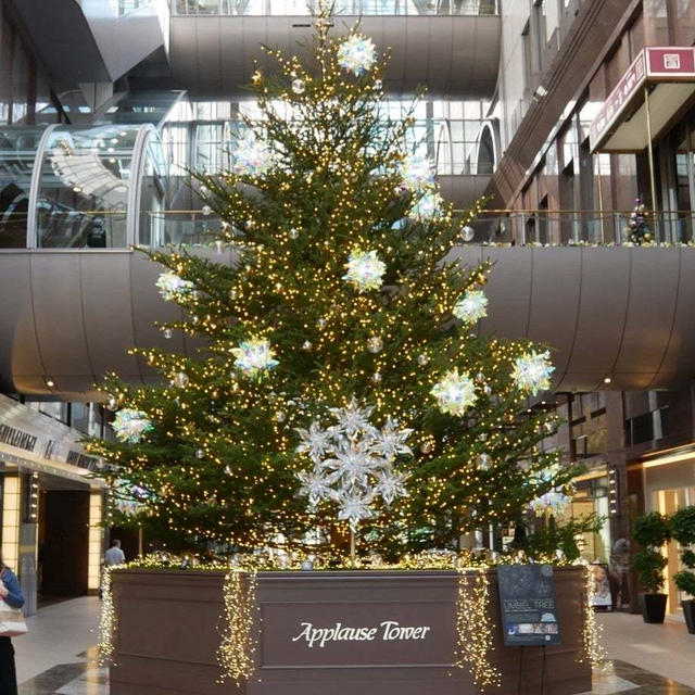 アプローズタワーのクリスマスツリー