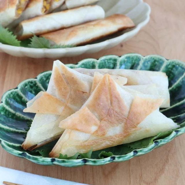 【#子どもの日】味見が止まらない！じゃがバターじょうゆの春巻き