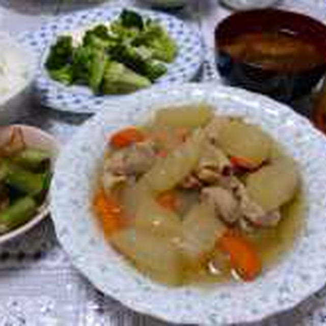 冬瓜の煮物&キリン　カリブーン