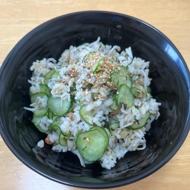 夏の定番混ぜご飯始めました