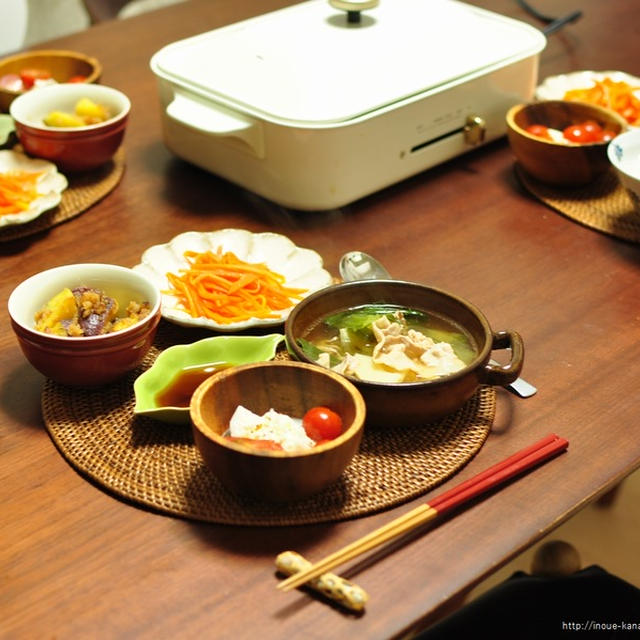 【タケノコと青梗菜と豚しゃぶの中華風具沢山スープ】知っておくと便利★スープの出汁代わりに使える調味料