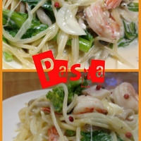 えびクリームパスタ（レシピ）