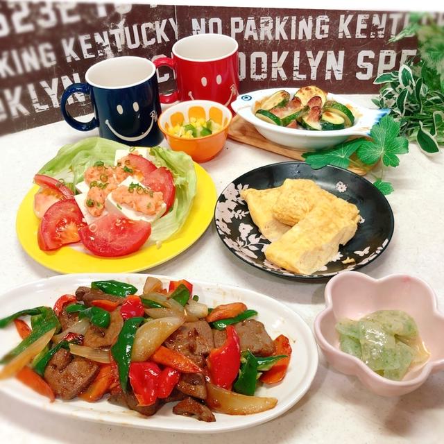 *豚レバー炒めde旦那の夕飯☆彡