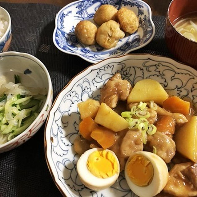感謝感謝の日々＆モモ肉とジャガイモの照り煮