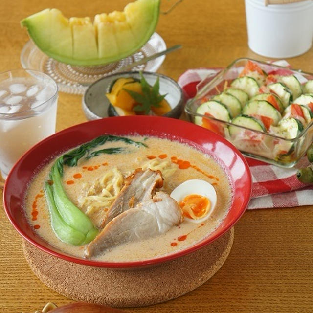 簡単、濃厚、豆乳ラーメン