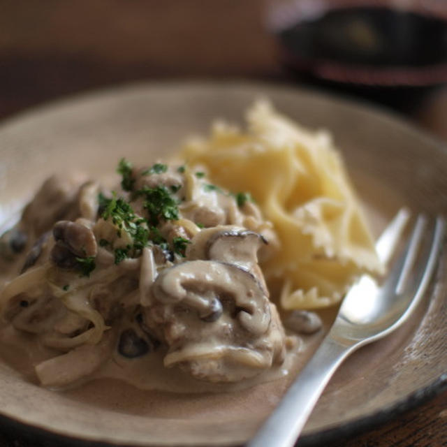 鶏のクリーム煮込み・バーニャカウダ風味。