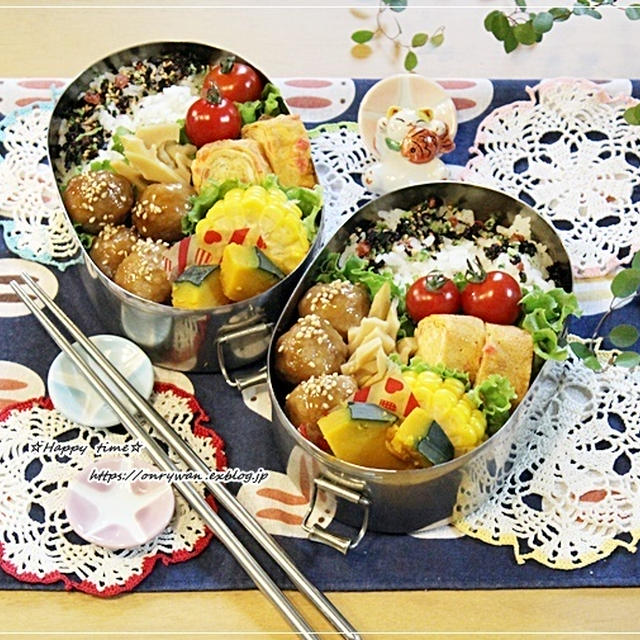 肉団子弁当とバゲット修行♪