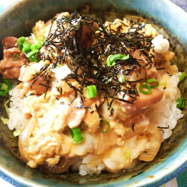 浜弥鰹節「しゅんでる・香」で親子丼♪