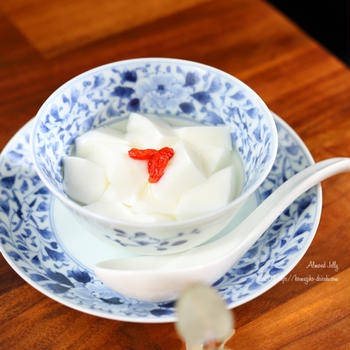 もちもち杏仁豆腐完成～！❁レッスン募集開始します♪