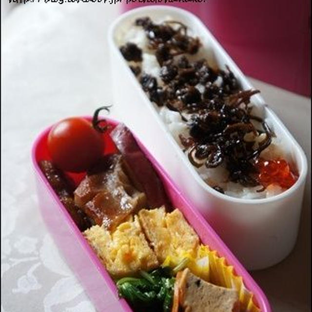 りんごポークソテー弁当。