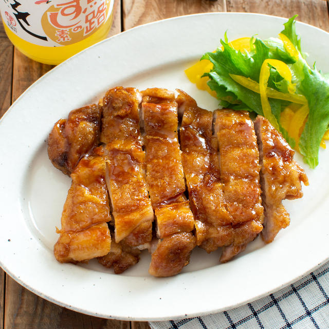 ＜レシピ開発＞鶏のゆず照り焼き。馬路ずしの素で！ご飯が進むおかず♪【農家のレシピ帳】PR