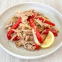 ＊【レシピ】豚肉とパプリカの赤辛麹炒め＊