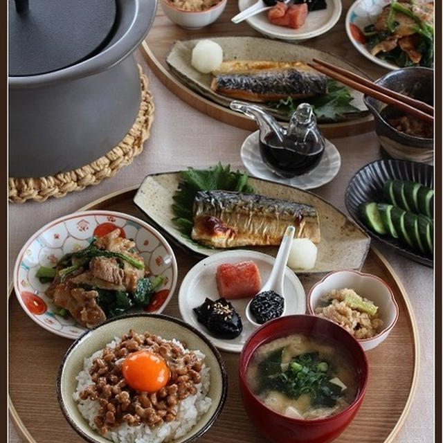 大好き納豆でＴＫＧ！朝昼兼用ごはん♪