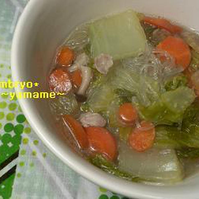 残り具材で簡単タイ ケーンチューウンセン 春雨スープ By 山女 ﾔﾏﾒ さん レシピブログ 料理ブログのレシピ満載