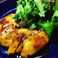 鶏ムネ肉のハーブ味噌漬け焼き。合わせたいのは竹鶴