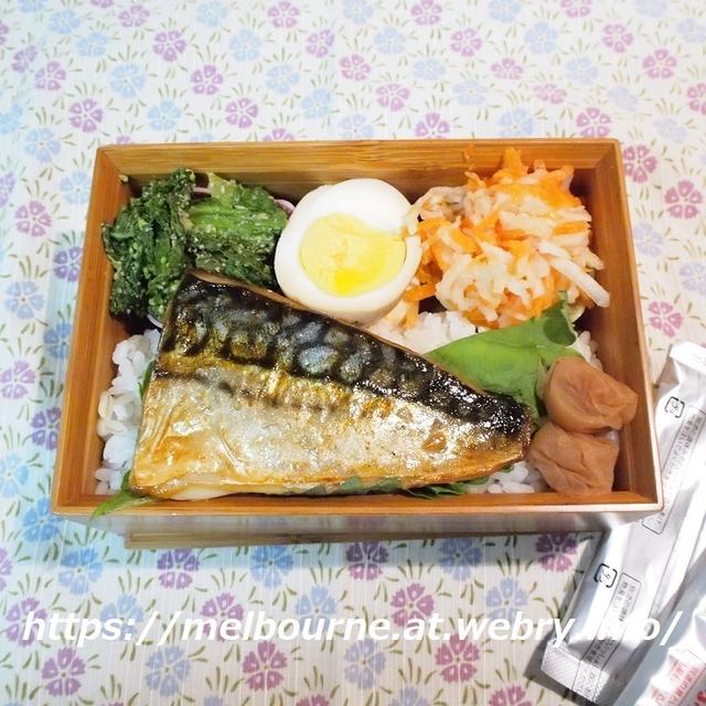 会社 と 今日のOBENTO【焼き塩鯖】