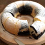白黒エンジェルバターケーキ。