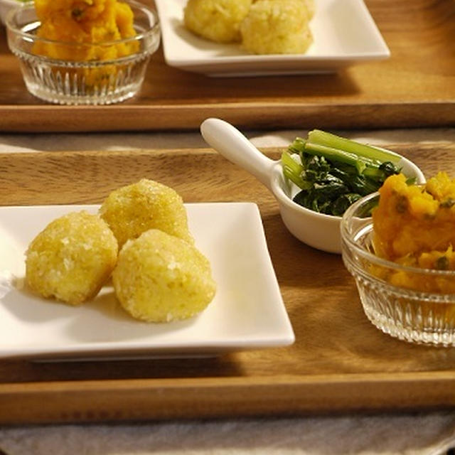 南瓜とレンズ豆のサラダ☆マクロビプレート