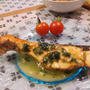 鮭のソテー　レモンバターソース