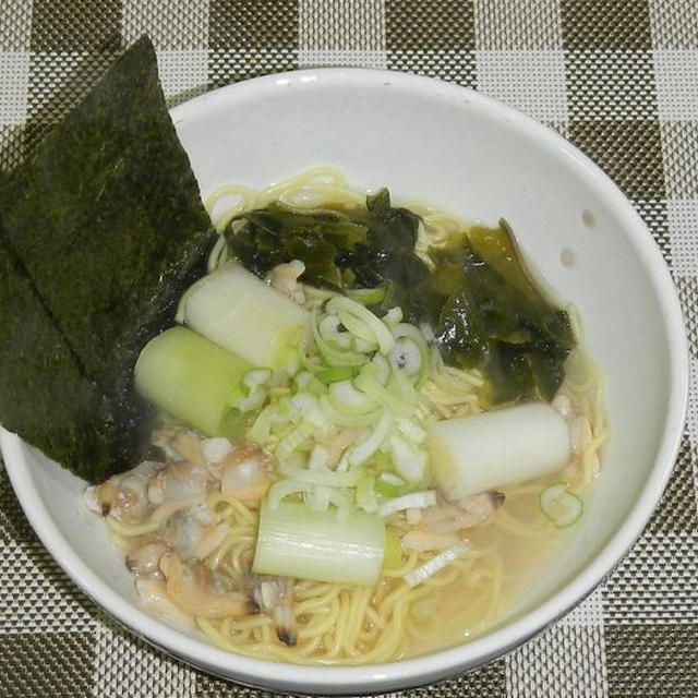 アサリのあっさりラーメン