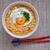 朝ラーは手軽なチキンラーメン たまごに工夫します