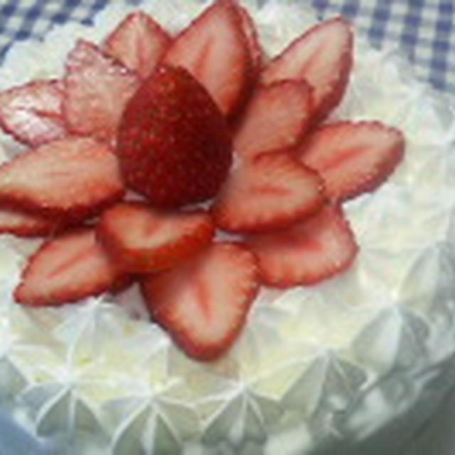 イチゴ＆バナナのショートケーキ