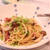 昼カフェ☆しめじと合鴨の和風パスタ