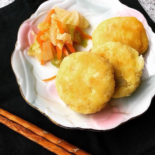 簡単！おいしい！カレーチーズ芋もち♡