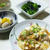 麻婆豆腐とブロッコリーの韓国のり和え