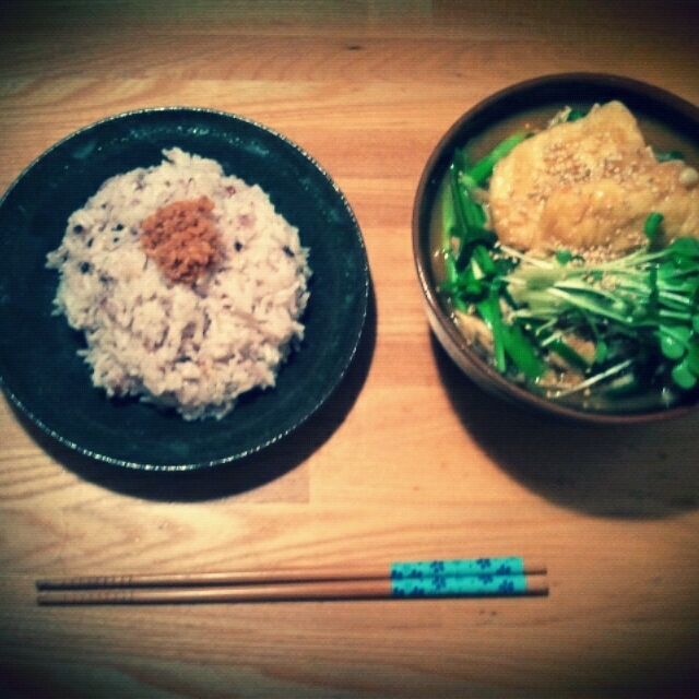 夜ご飯。