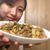 厚揚げのステーキ〜キムチとひき肉のソース