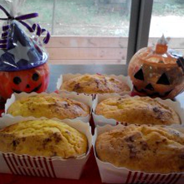 かぼちゃたっぷりハロウィンケーキ