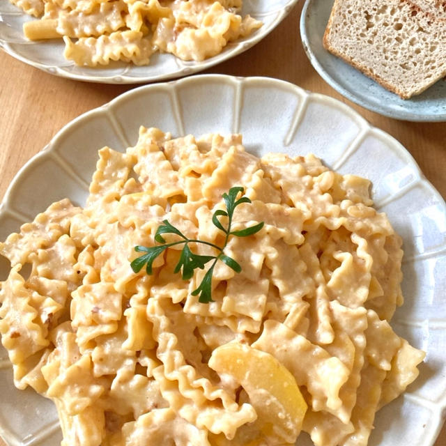 簡単でリッチ☆ウニとポテトのパスタ