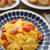トマトと卵のバジル風味炒め