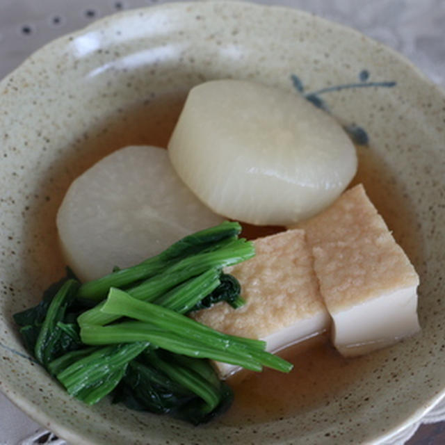 大根と厚揚げの煮物★ゼンマイと大根の皮の煮物★★★