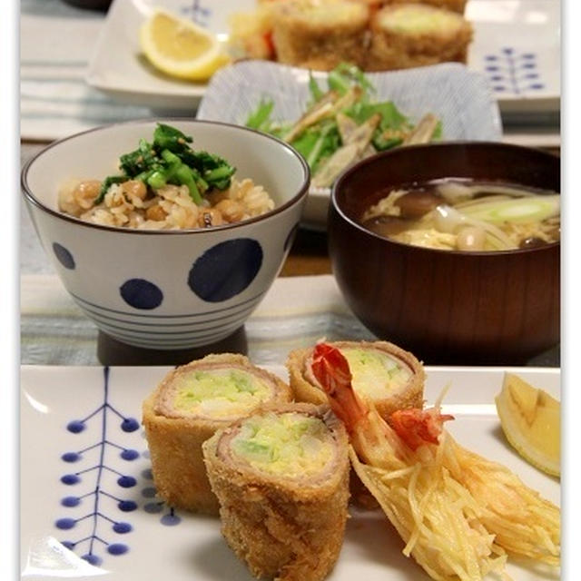料理教室の復習～♪晩ごはん