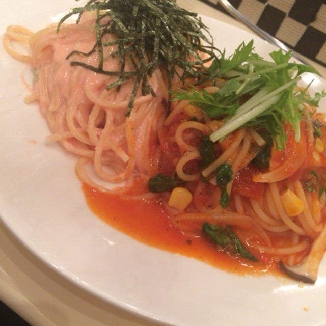パスタ 明太子&トマトソース