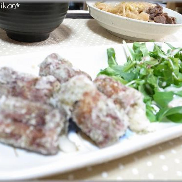 ちくわとお餅の磯辺揚げ★