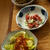 ネギトロに卵かけご飯