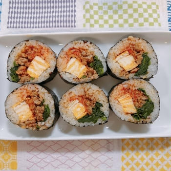2025年節分ののり巻き（キムチキンパ）