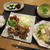 塩麹唐揚＆星型キュウリのモロキュウの晩ご飯　と　花壇の花♪
